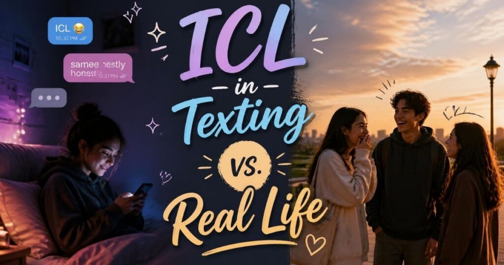 ICL in Texting vs. Real Life