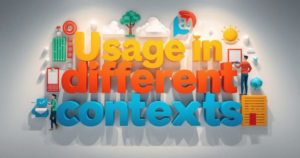 Usage in Different Contexts